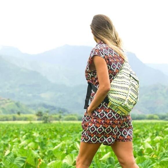 Kavu | Freeland Desert Paint Southwestern Artistic Print Sleeveless Romper - Picture 2 of 13